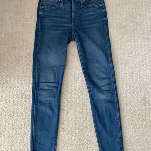 Madewell 9 inch high rise skinny jeans size 26
